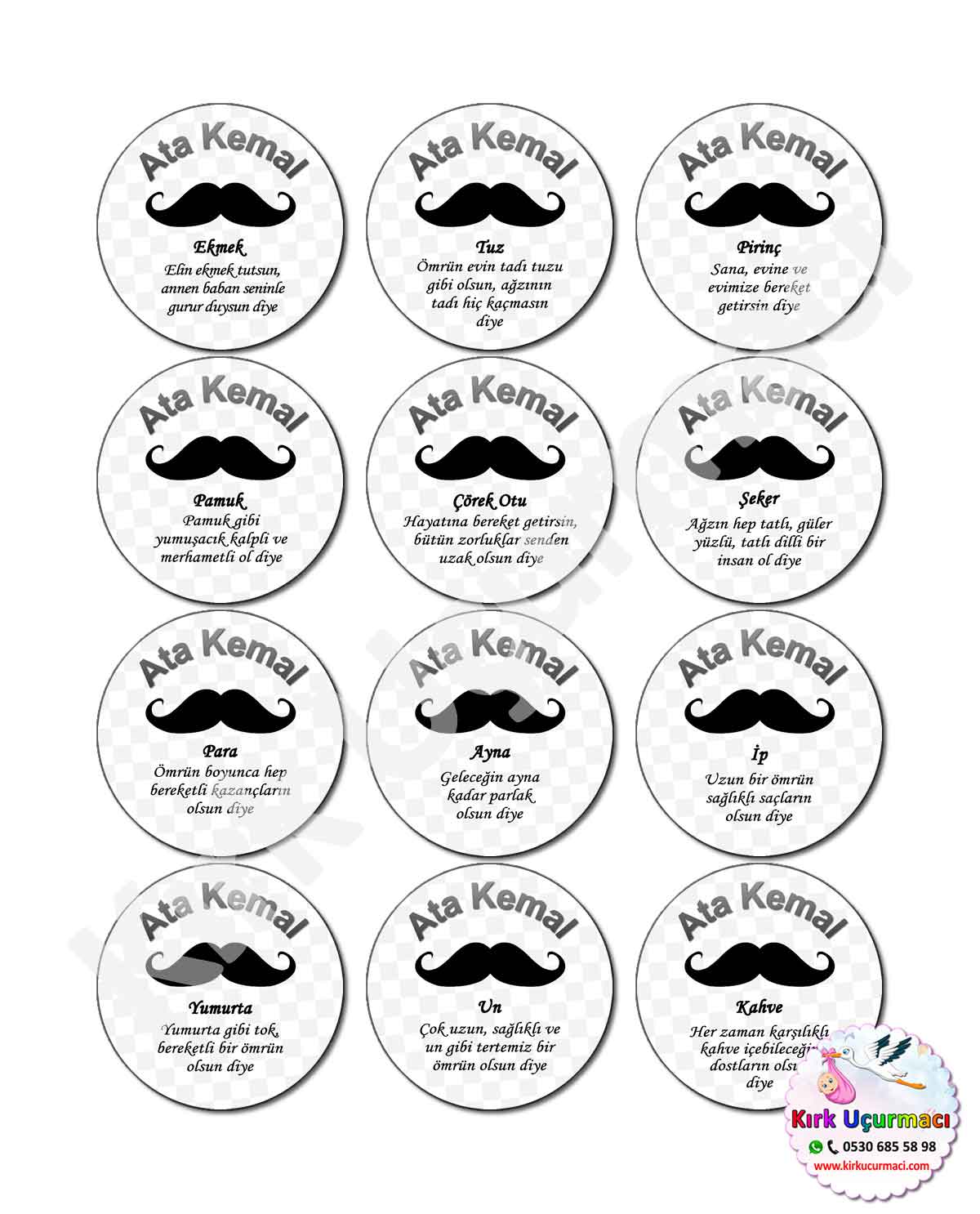 Bıyık - Kırk Etiketi