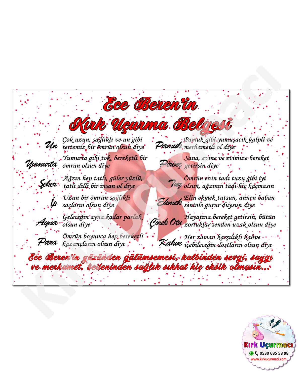 Fiyonk - Kırk Uçurma Belgesi