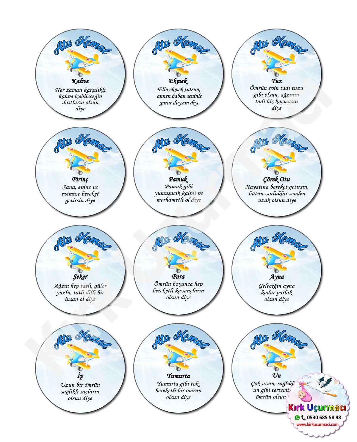 Uçak - Kırk Etiketi