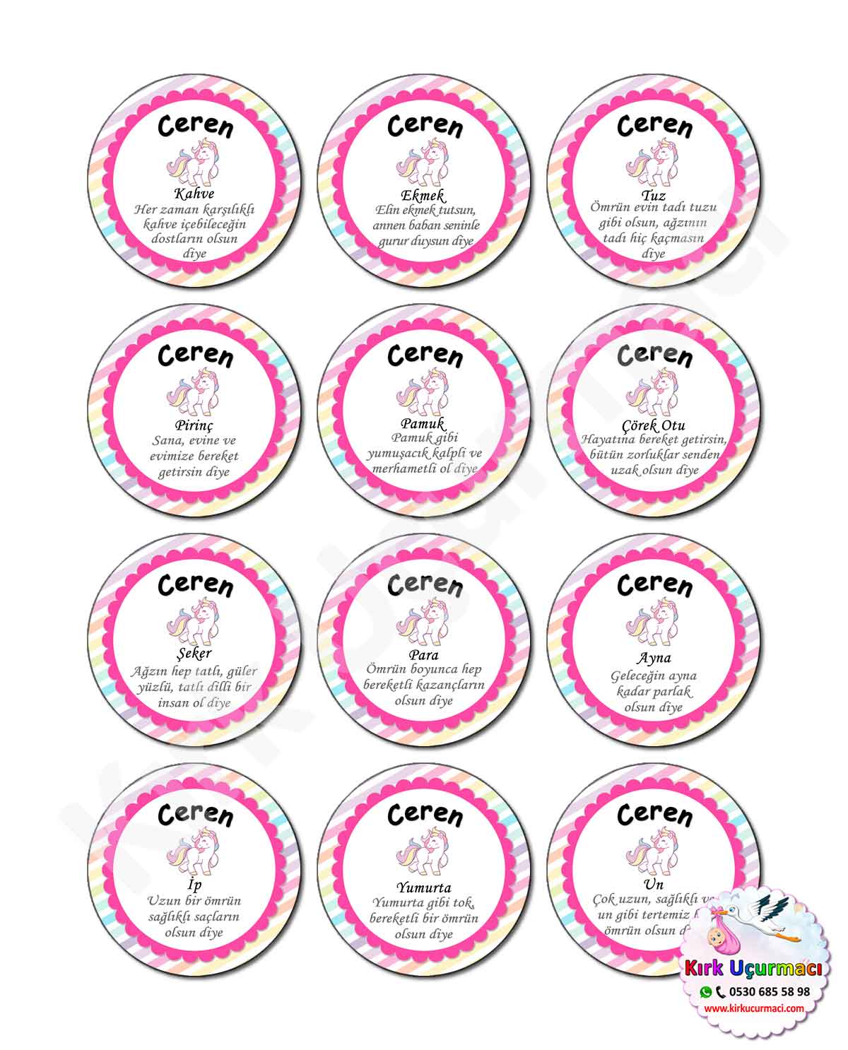 Unicorn - Kırk Etiketi